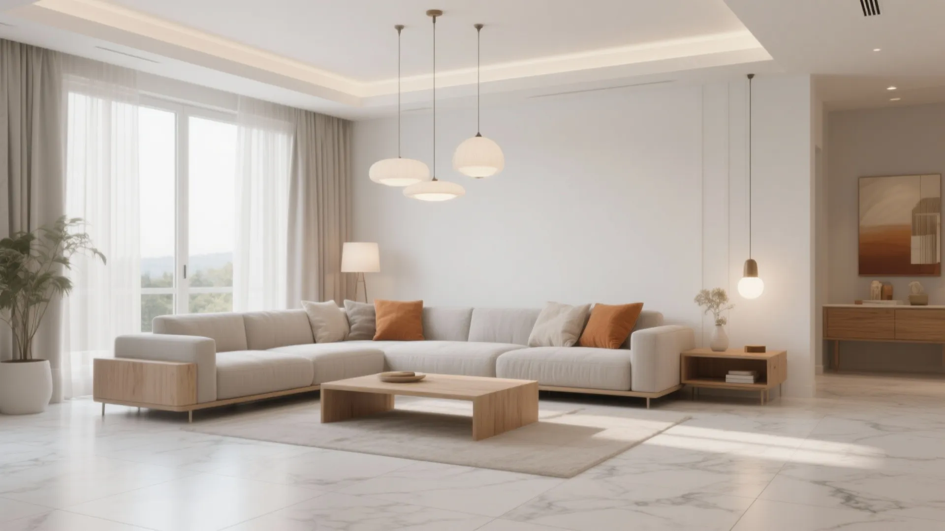 White Floor Tiles for Living Room: Bright Ideas for Modern Spaces