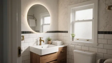 5 Fresh Ideas for White Tile Bathroom Walls