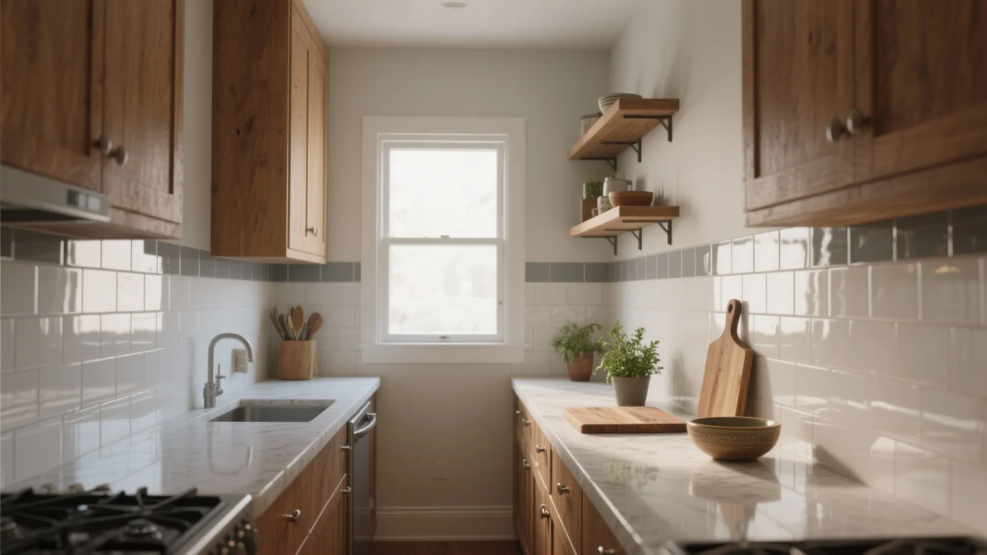 5 White Tiling Kitchen Ideas: Small-space kitchen ideas with white tiles that maximize light and style