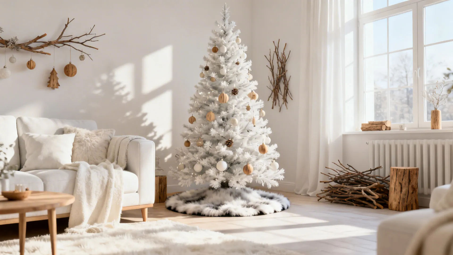 5 Fresh Ideas to Decorate a White Christmas Tree