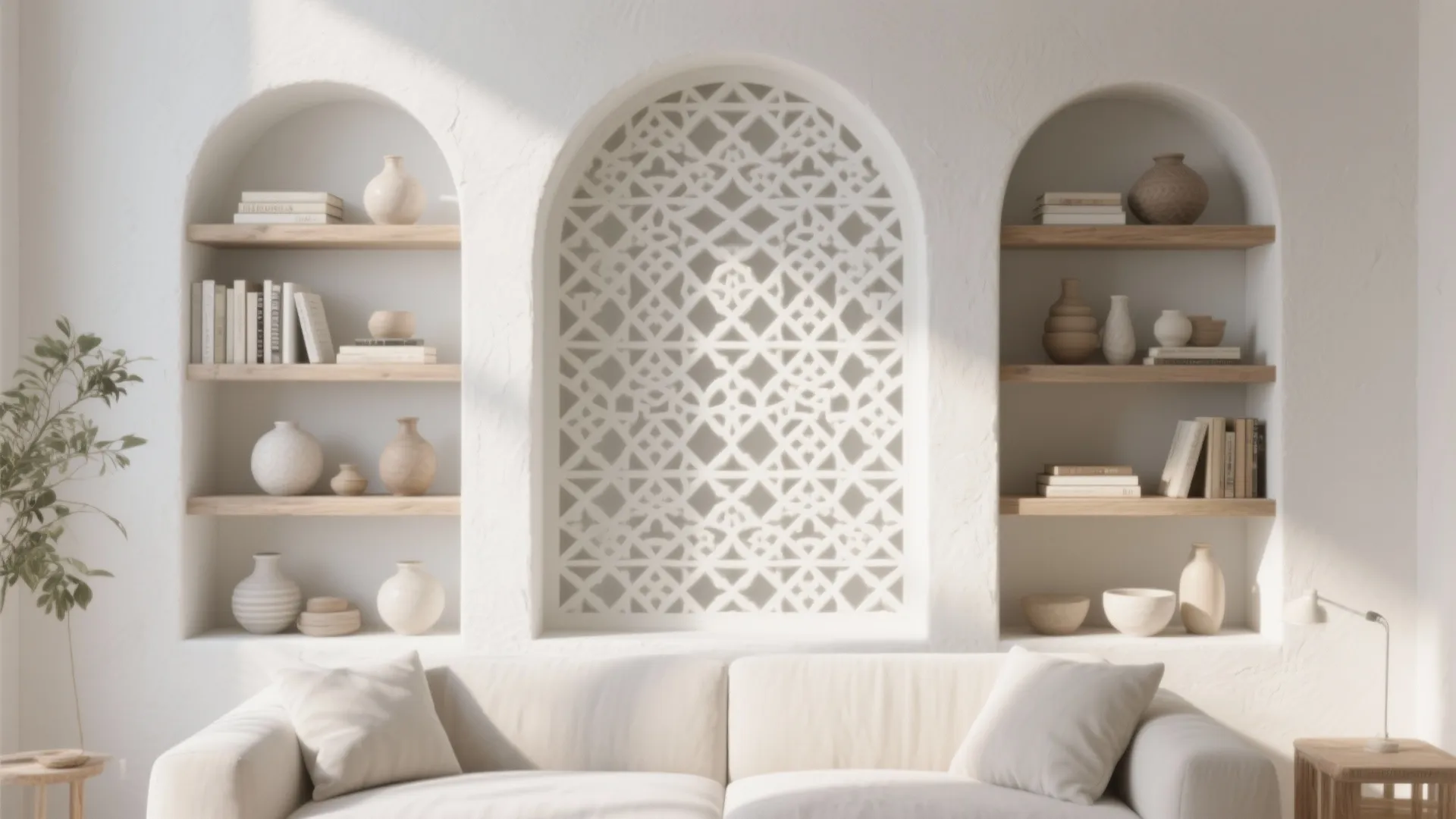 Lattice or Moroccan Trellis for Quiet Texture