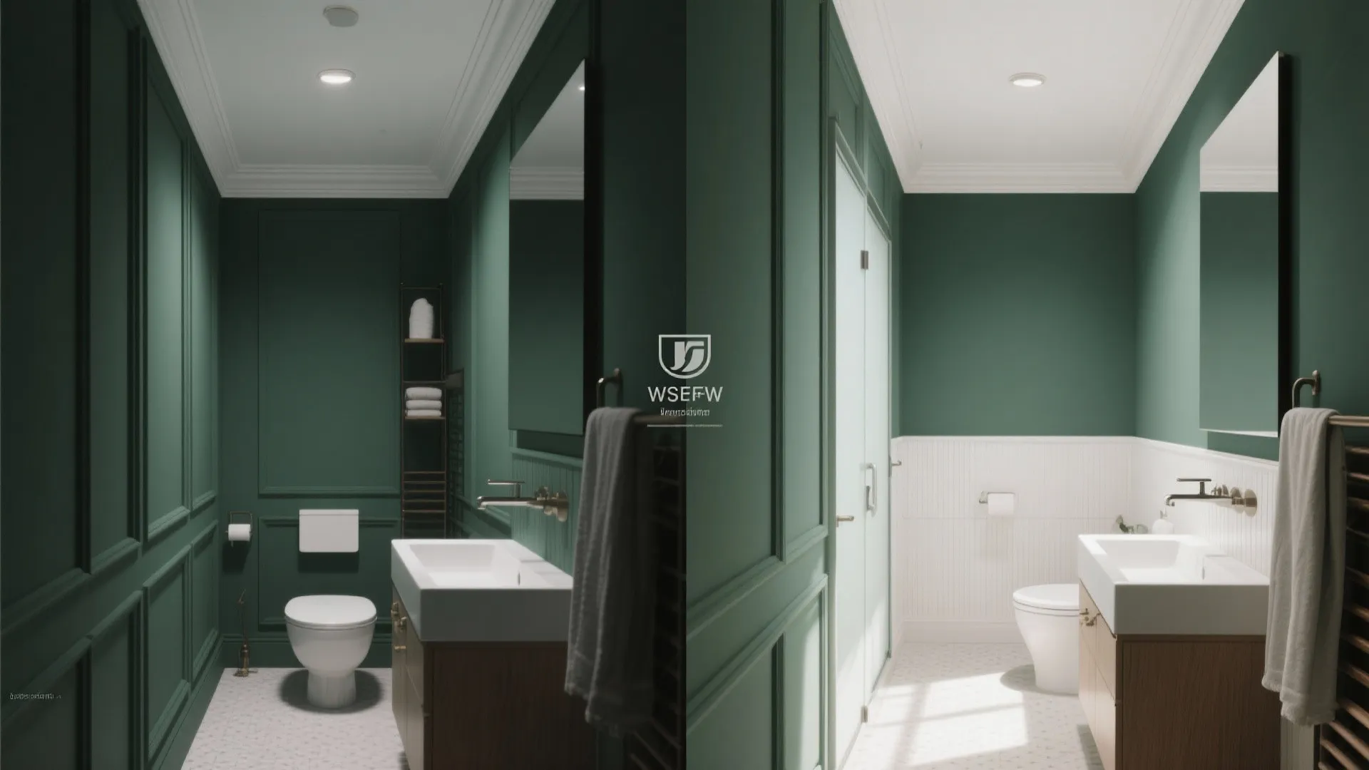 2. Add White Ceiling and Trim