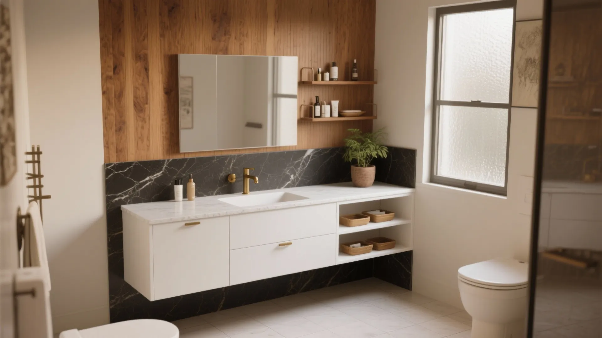 5 Fresh Ideas for White Vanity Cabinets