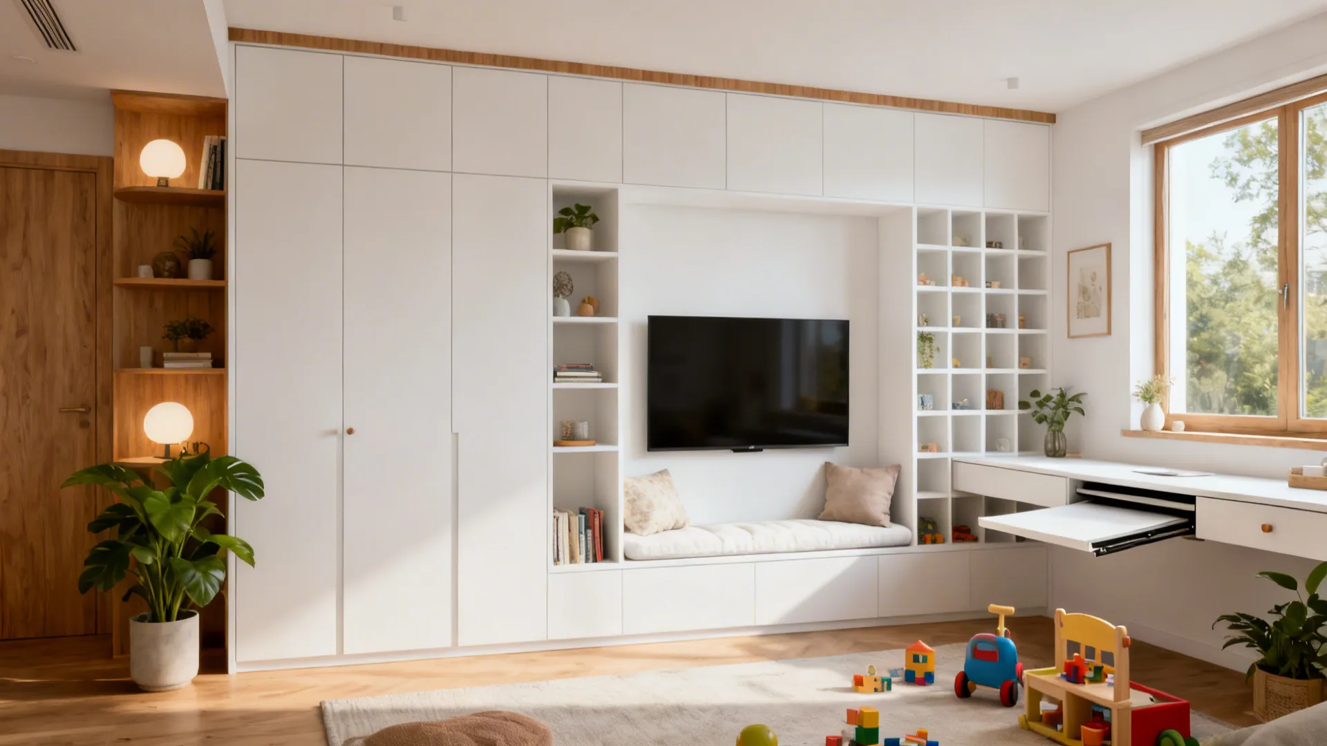 5 Clever White Wall Units for Small Living Rooms
