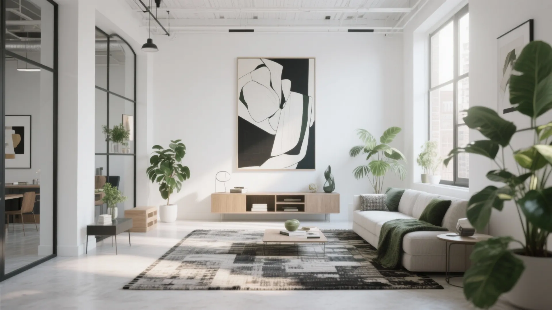 Crisp White with Bold Artwork