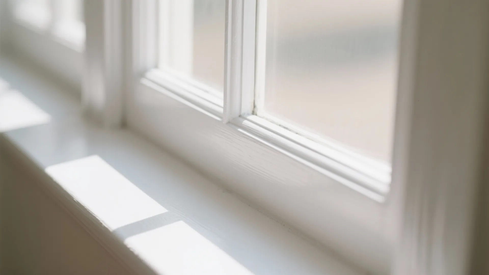 4. White Window Frames for a Brighter Feel