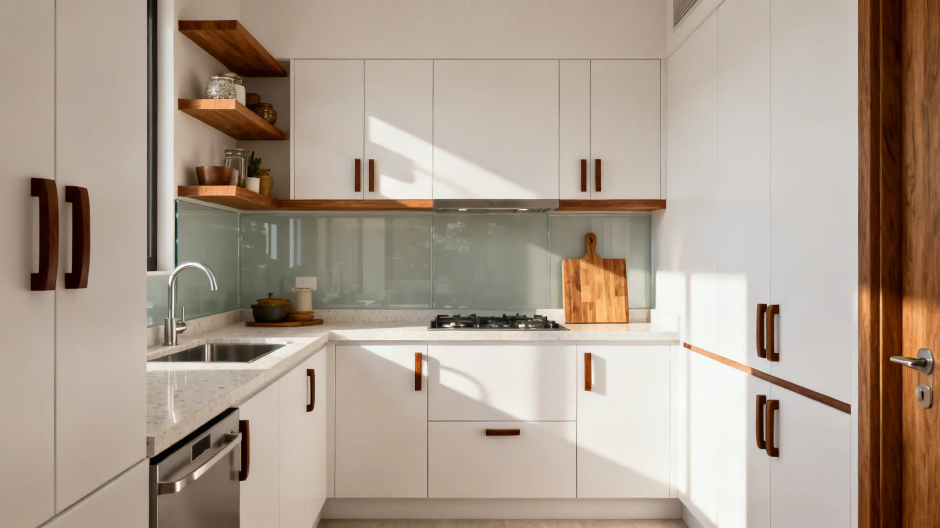 4) Warm Wood Accents to Soften the Boxy Feel