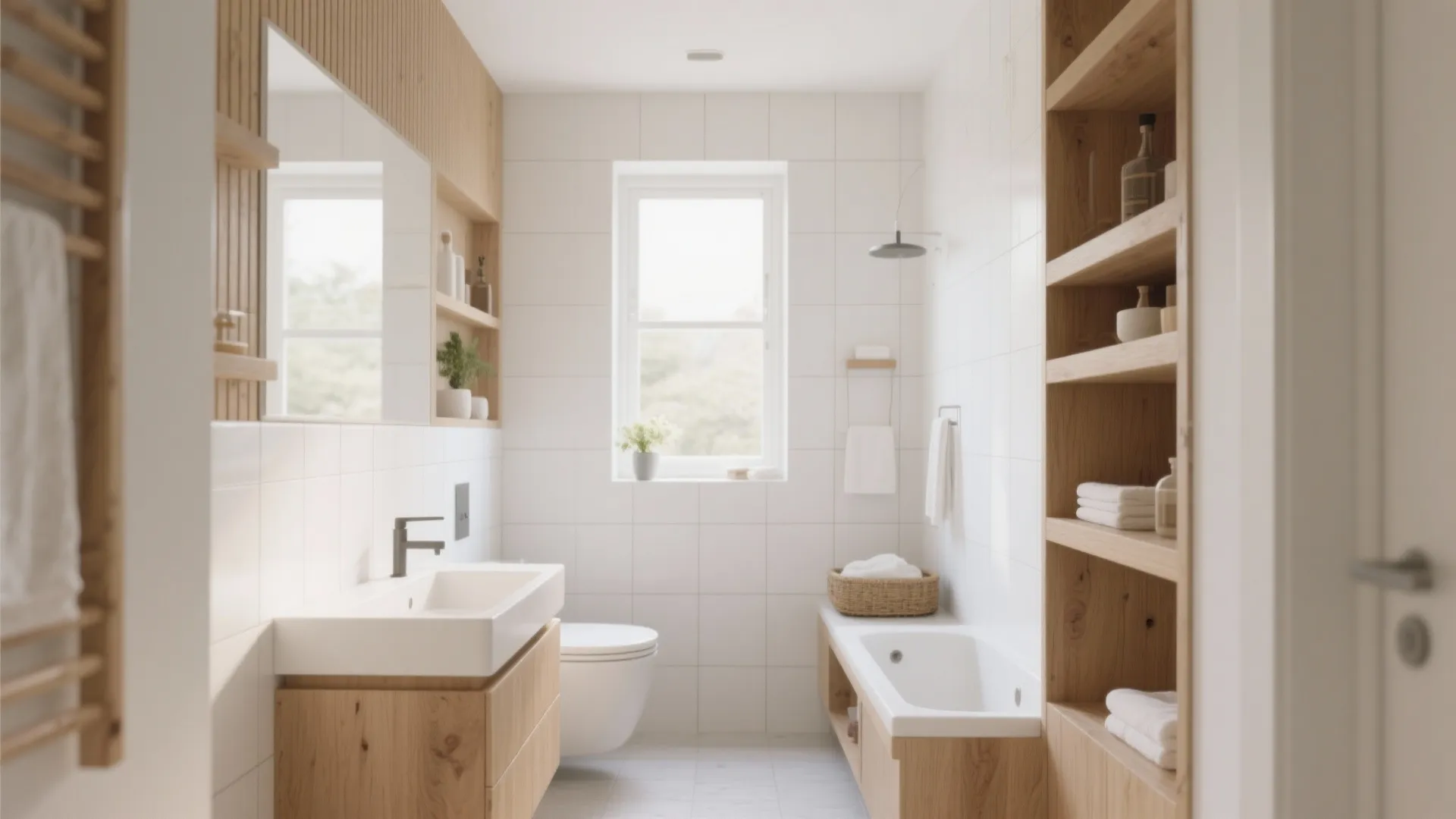 10 White and Wood Bathroom Ideas: How I Mix White & Wood in Bathrooms Without Making It Boring