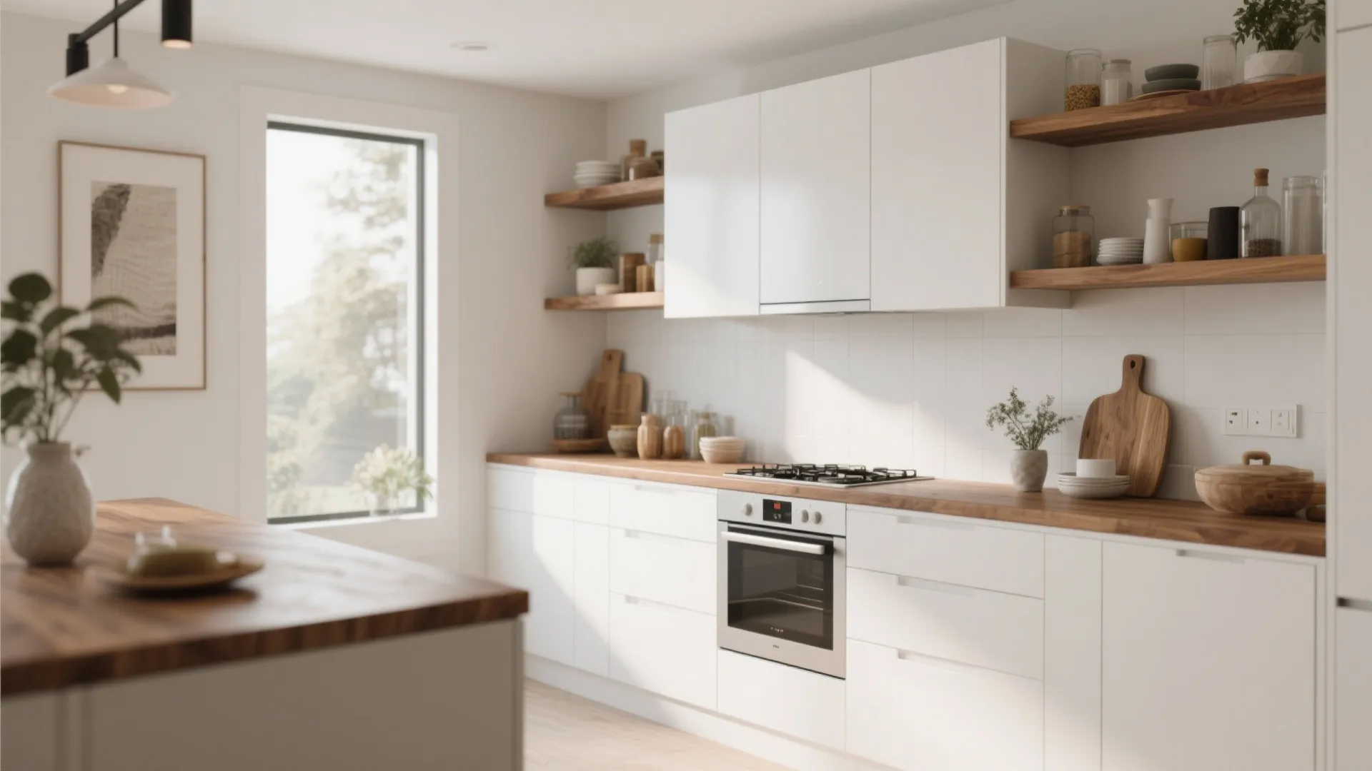 1. Pair with Warm Wooden Accents