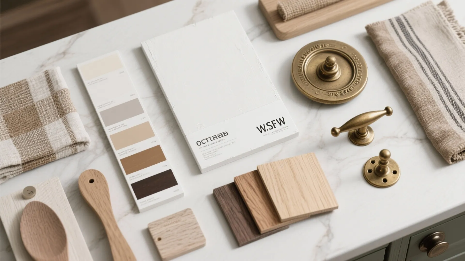 6. White and Wood Palette