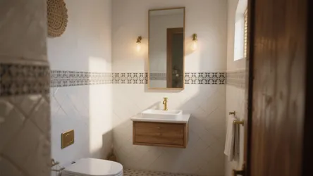 5 Bright Ideas for White Zellige Tile Bathrooms