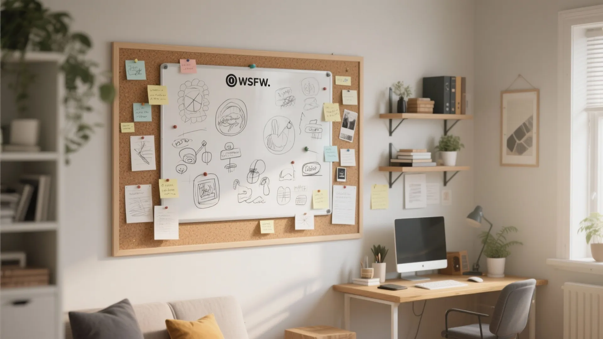 7. Whiteboard or Corkboard