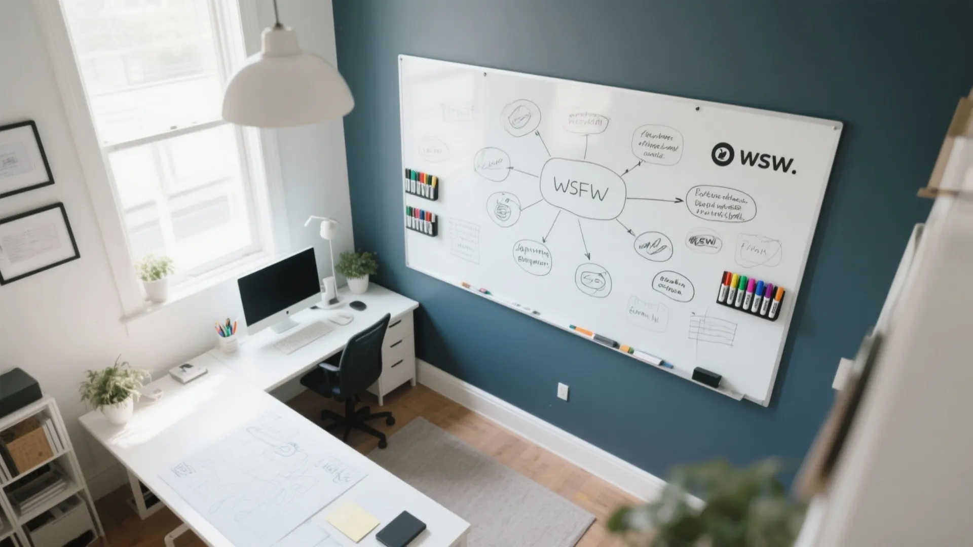 4. Chalkboard or Whiteboard Paint