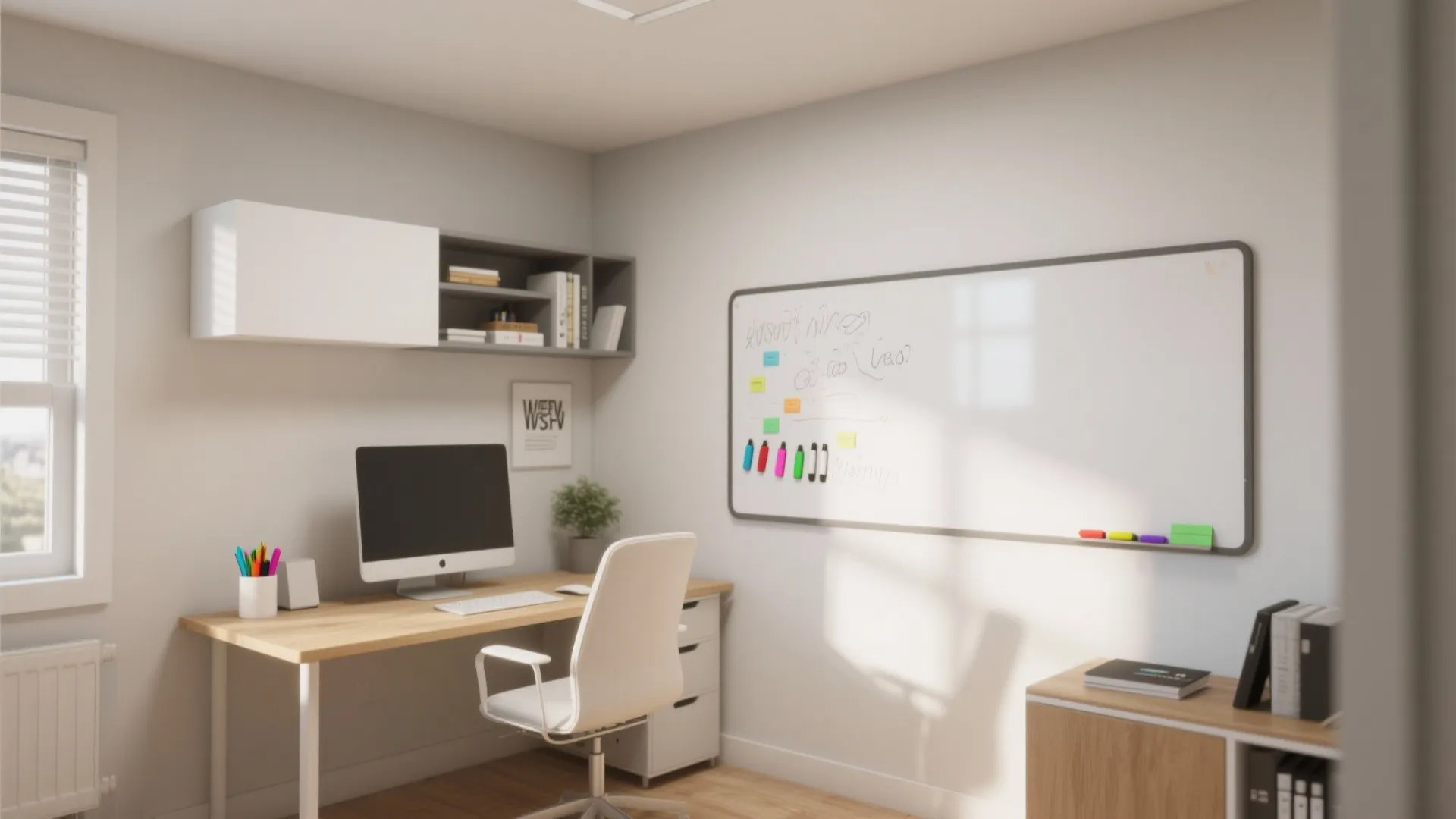 9. Chalkboard or Whiteboard Wall