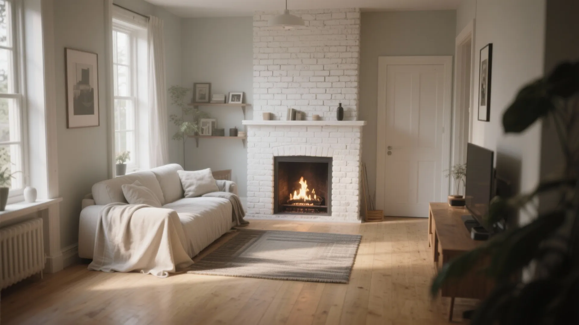 1. Whitewash for a soft, airy feel