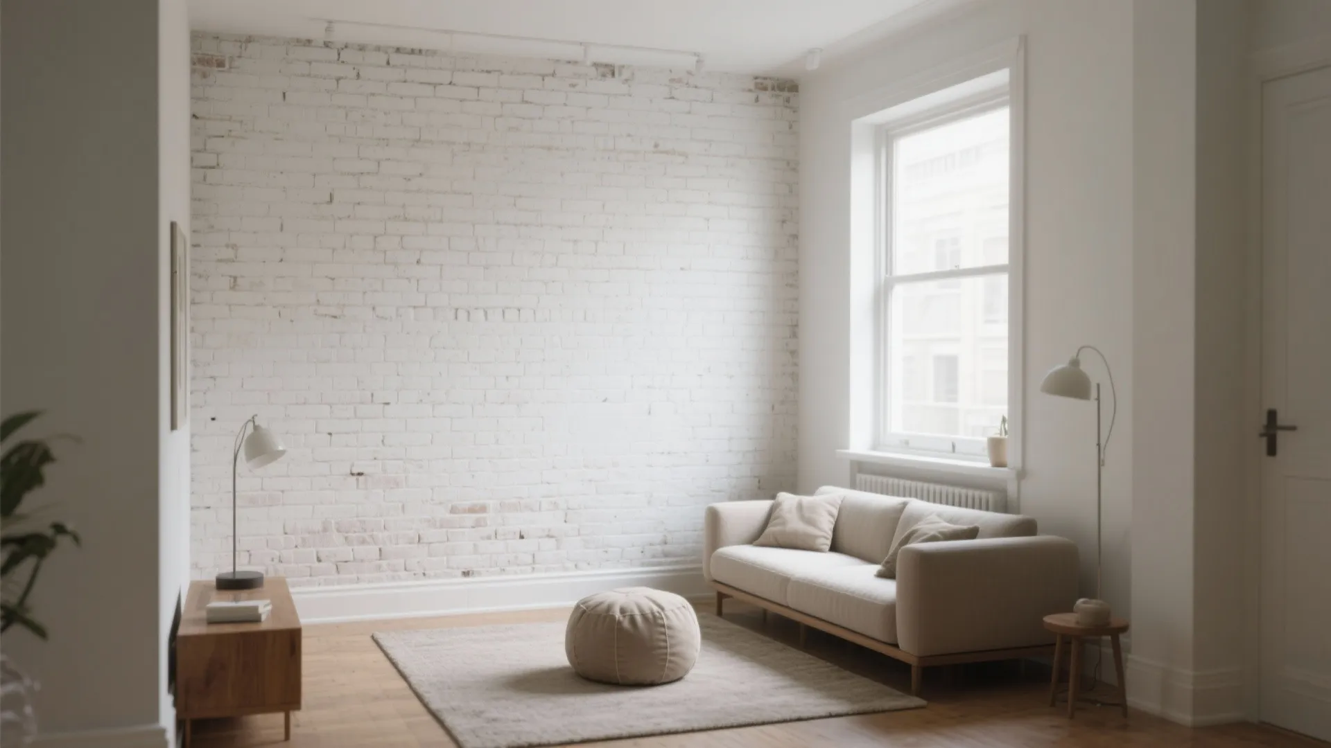 1. Whitewash for airy, forgiving interiors