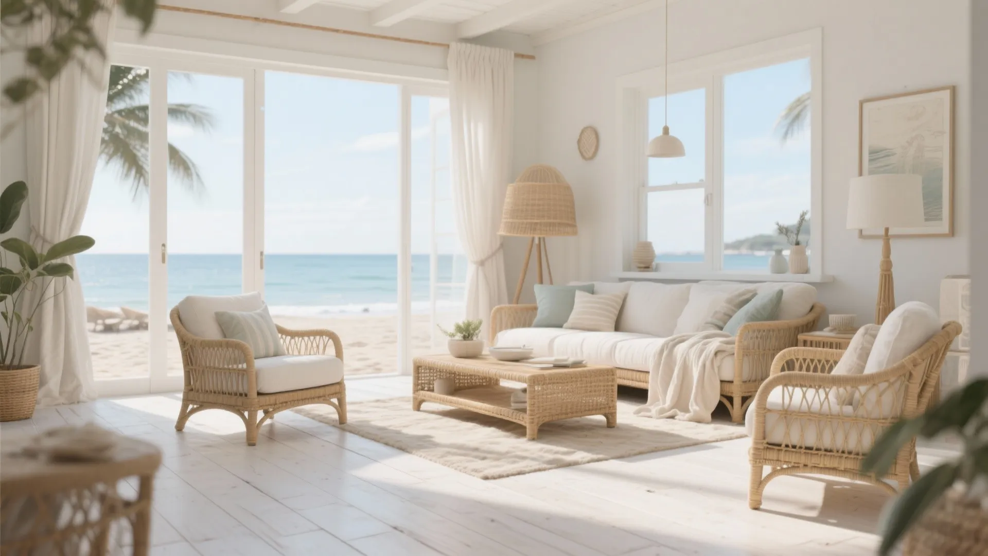 5. Whitewashed Coastal Vibes