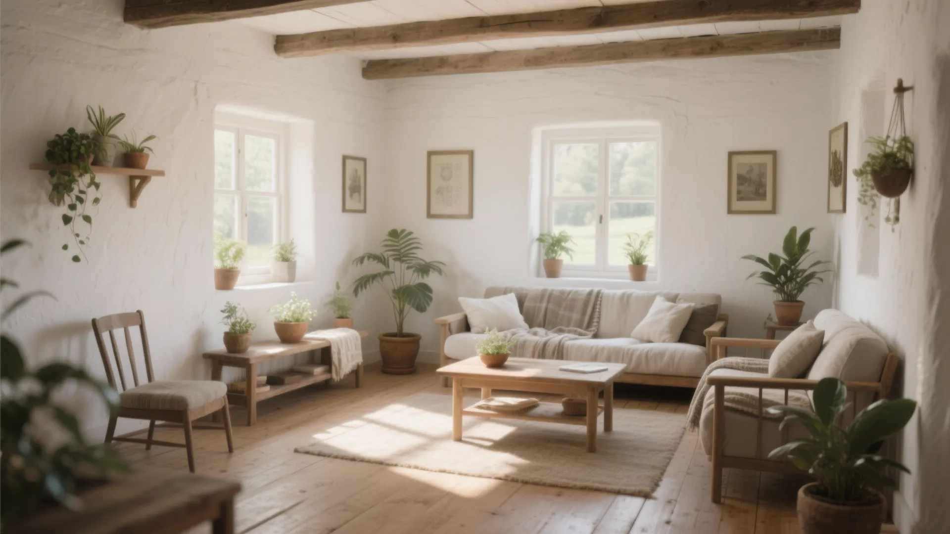 2. Whitewashed Walls