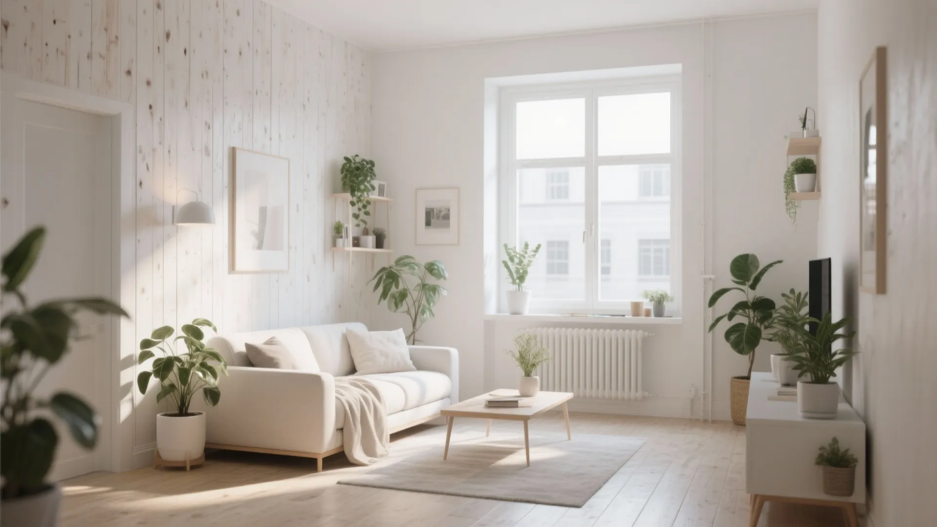 4. Whitewashed or Bleached Panels for Airiness