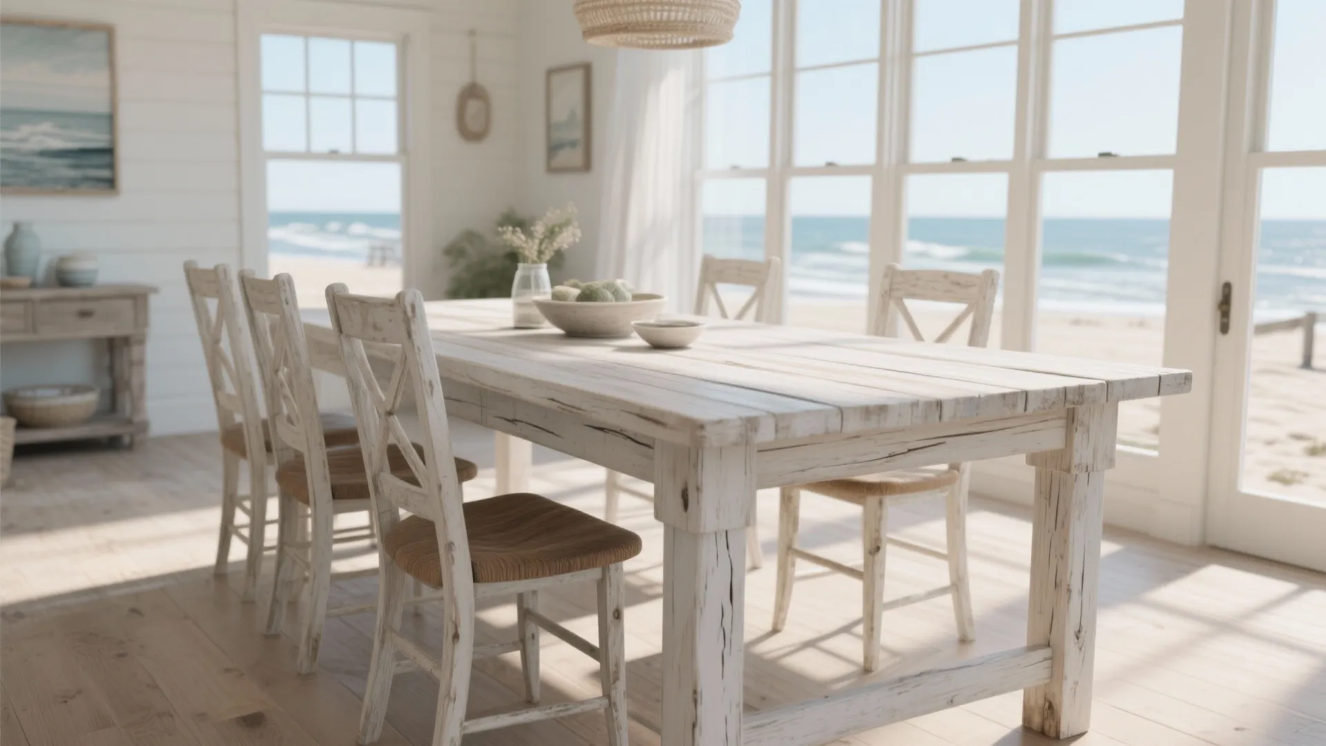 1. Whitewashed rustic charm