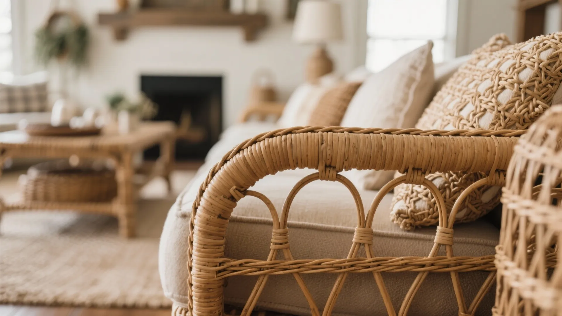 9. Wicker and Rattan Accents