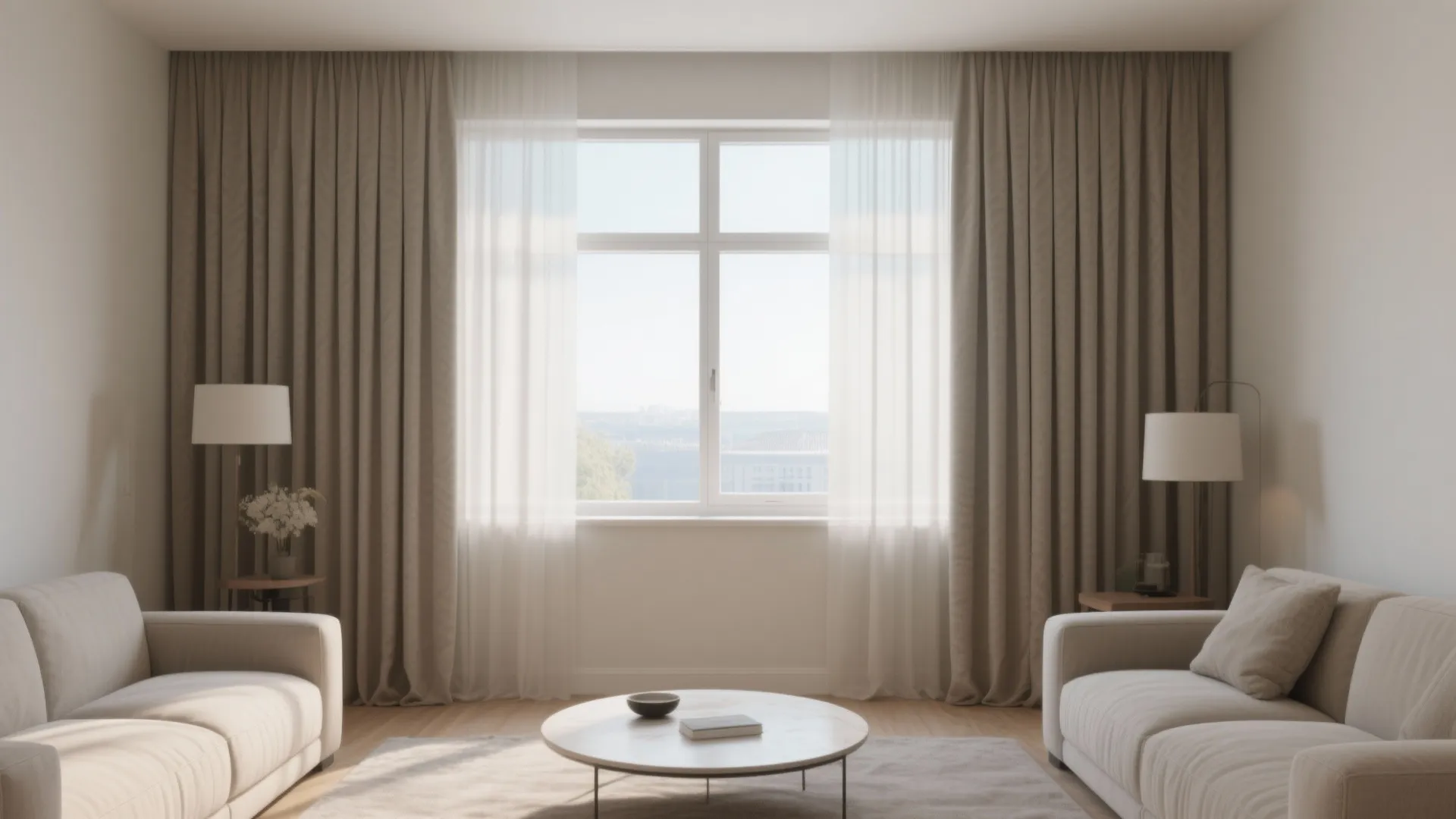 3) Wide-and-high mounting to extend the window visually