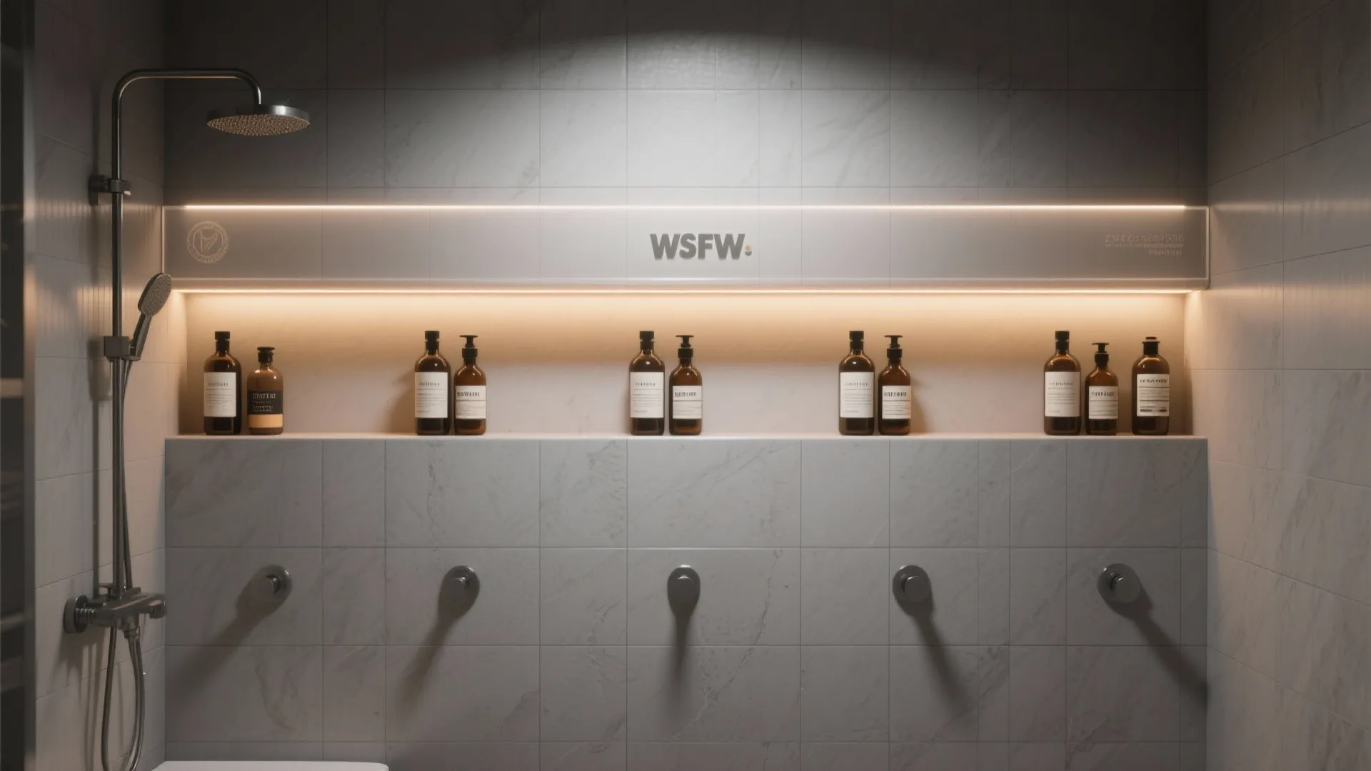 Wide Niche with Integrated LED