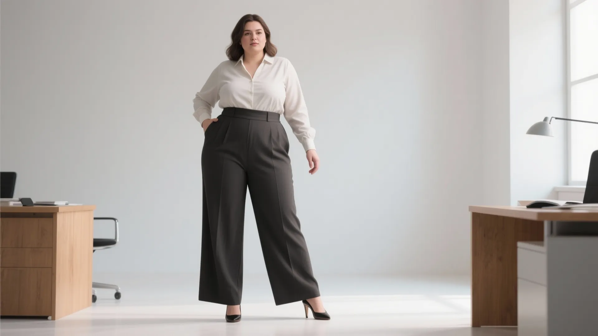 High-Waisted Wide-Leg Trousers for Comfort and Proportion