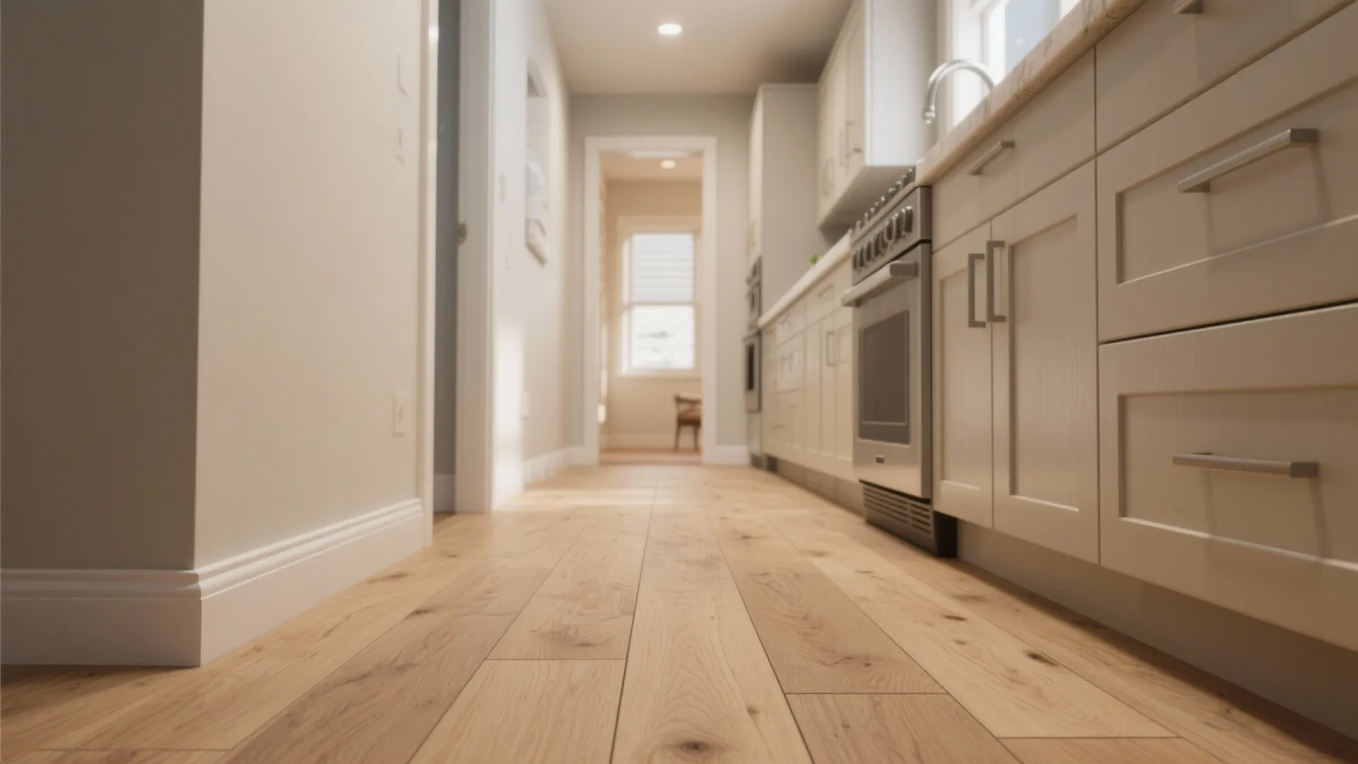 2. Wood-look luxury vinyl plank (LVP)