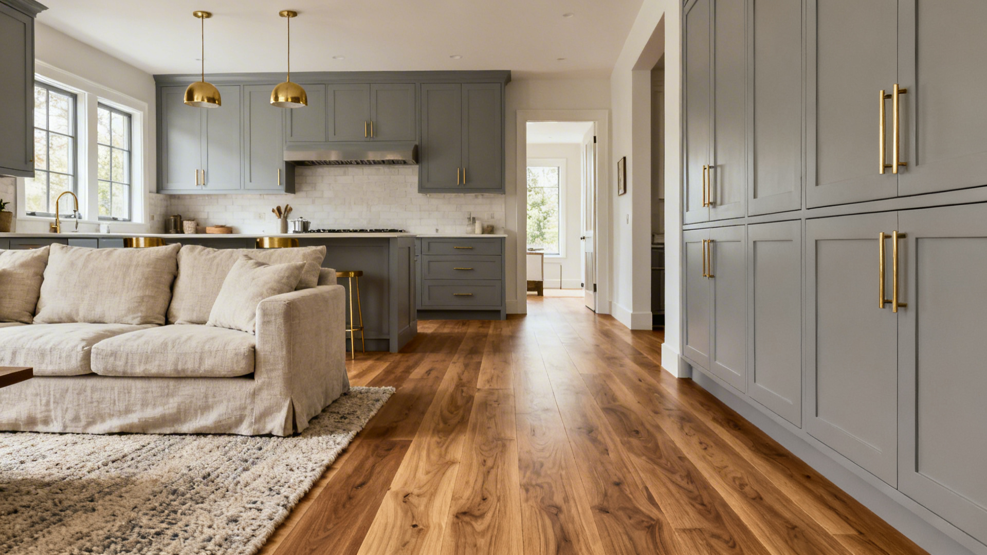5 Open Plan Kitchen Living Room Flooring Ideas