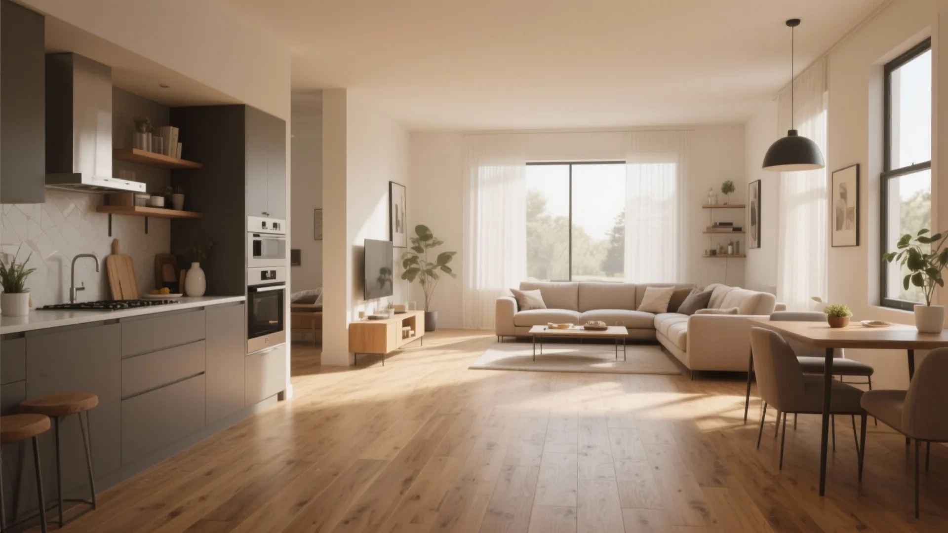 4. Wide Plank Vinyl for a Spacious Feel