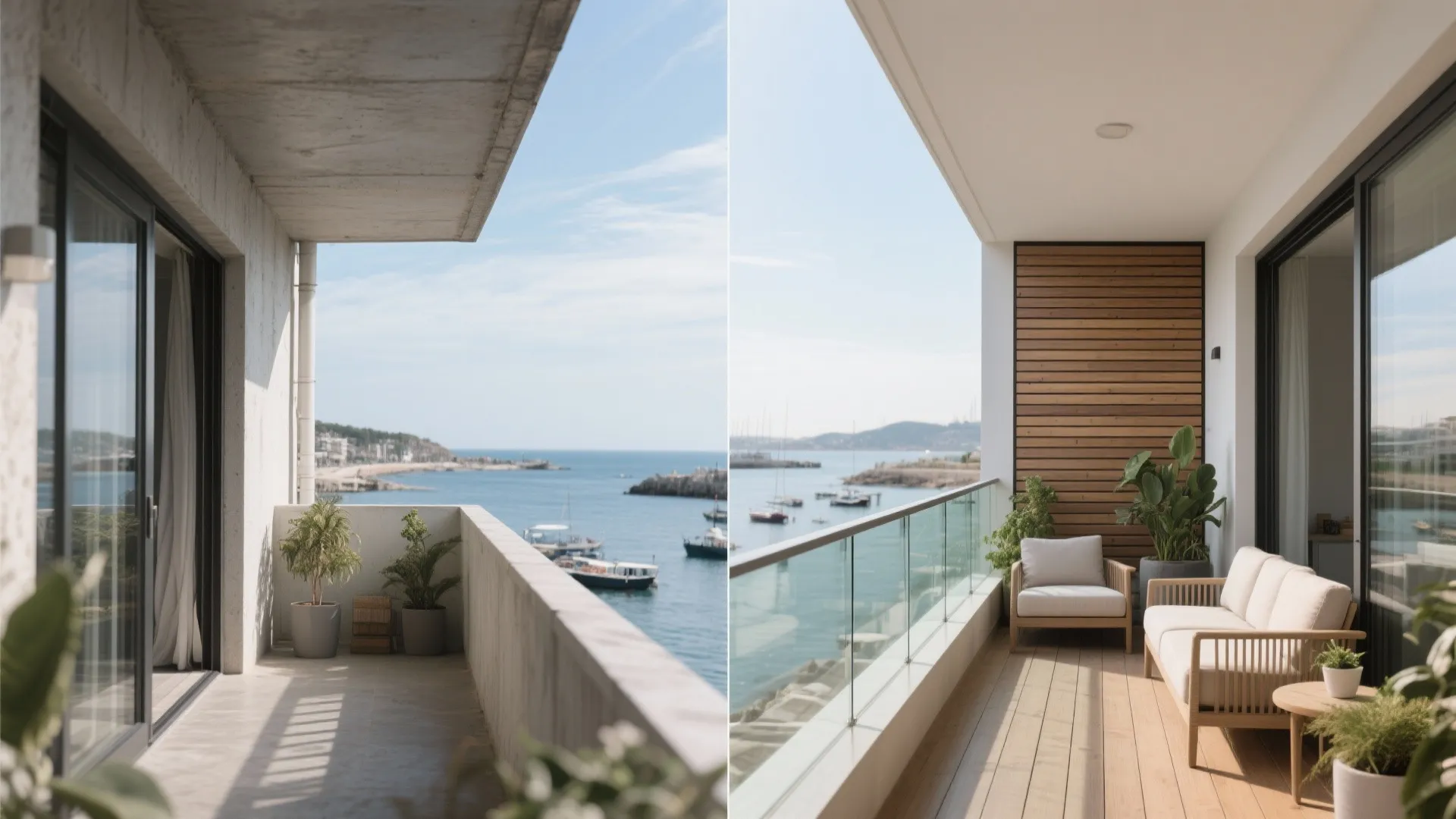 Wind‑taming screens with clear views