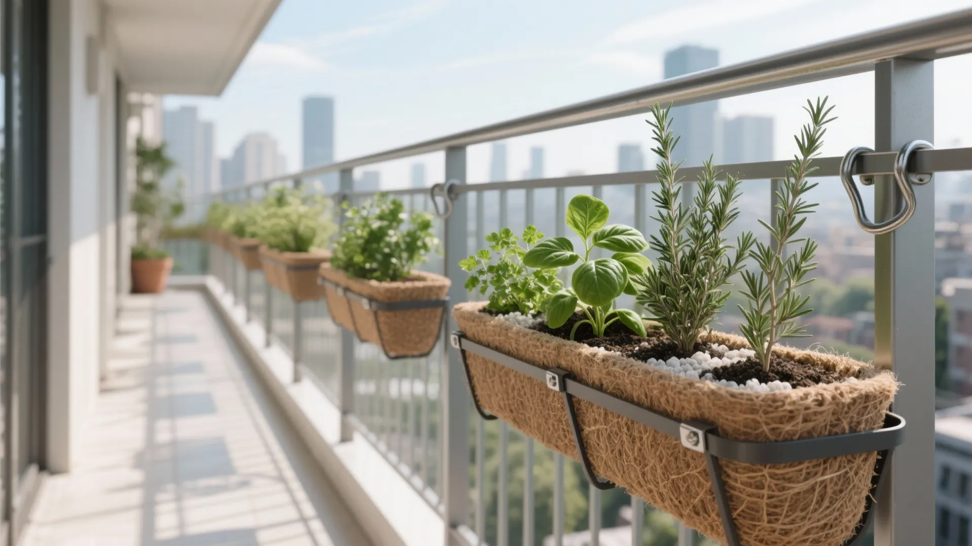 Rail Planters with Wind-Smart Planting