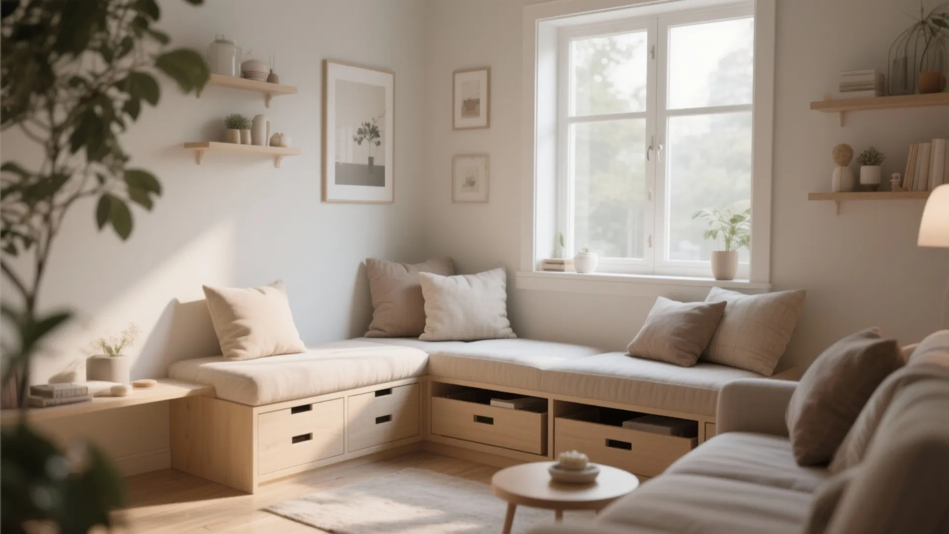 8. Built-In Seating by the Window