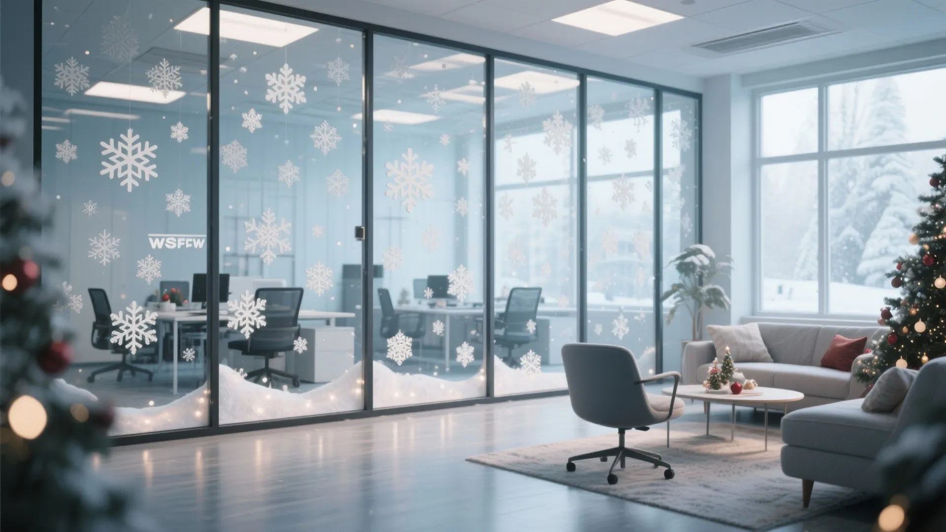 4. Window Cling Wonderland