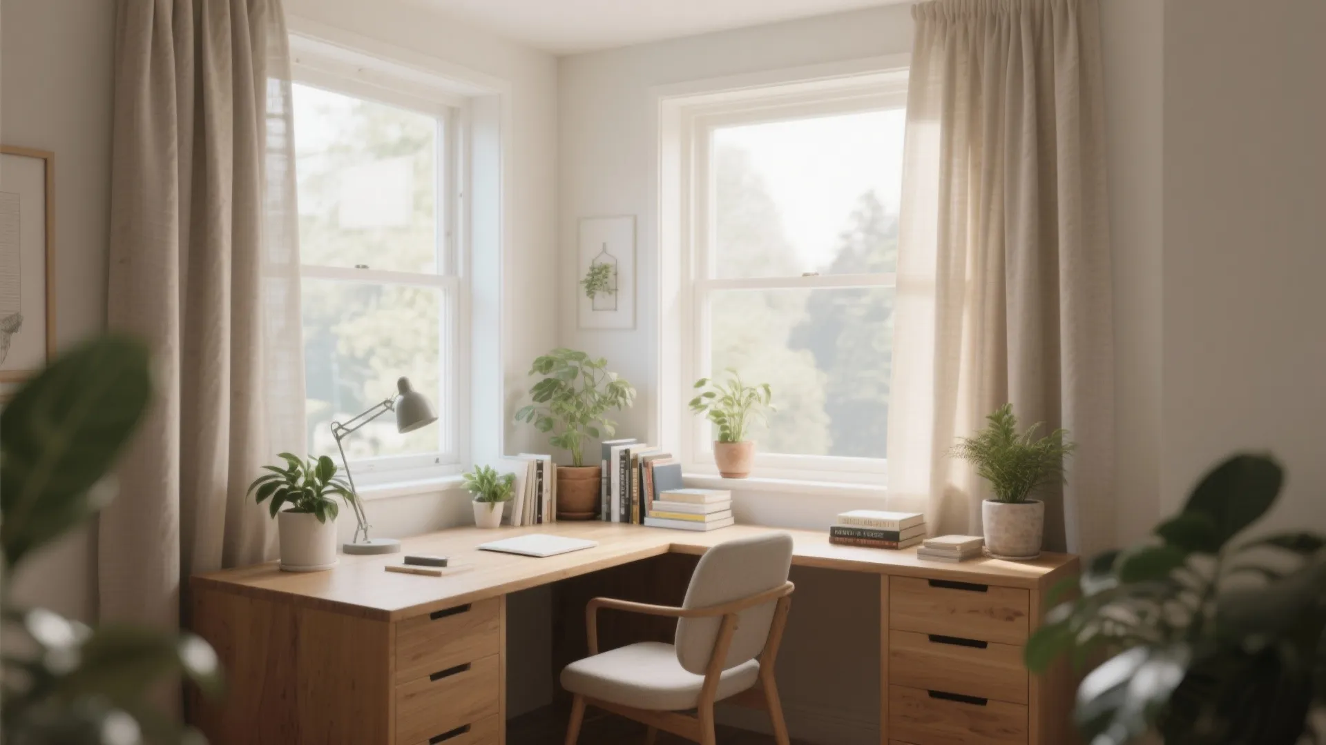 1. The Window Desk Nook