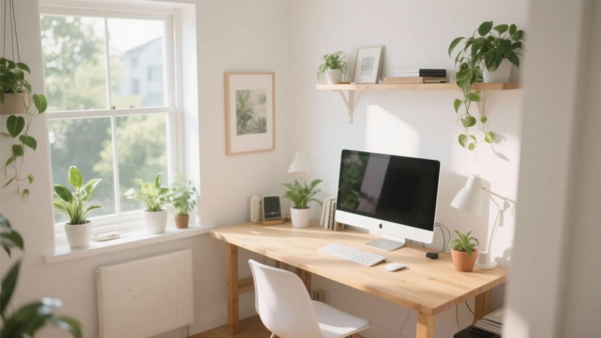5. Window-facing Desk