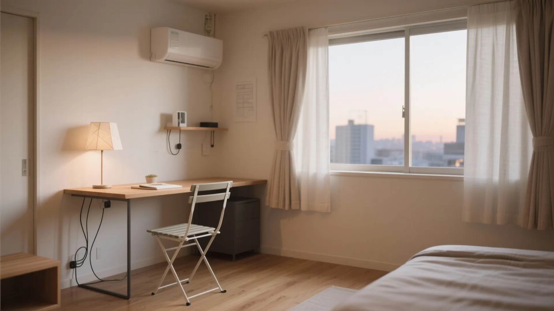 食事は窓辺、仕事は壁付け：ゾーニングでメリハリを作る