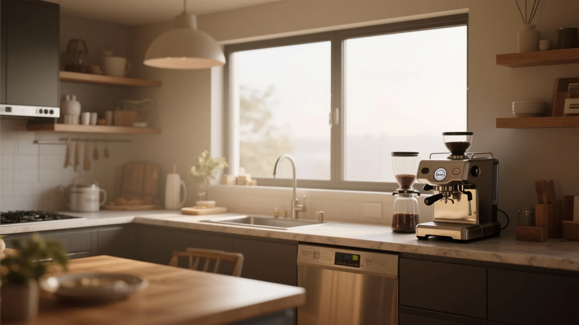 7. Window-Facing Desk