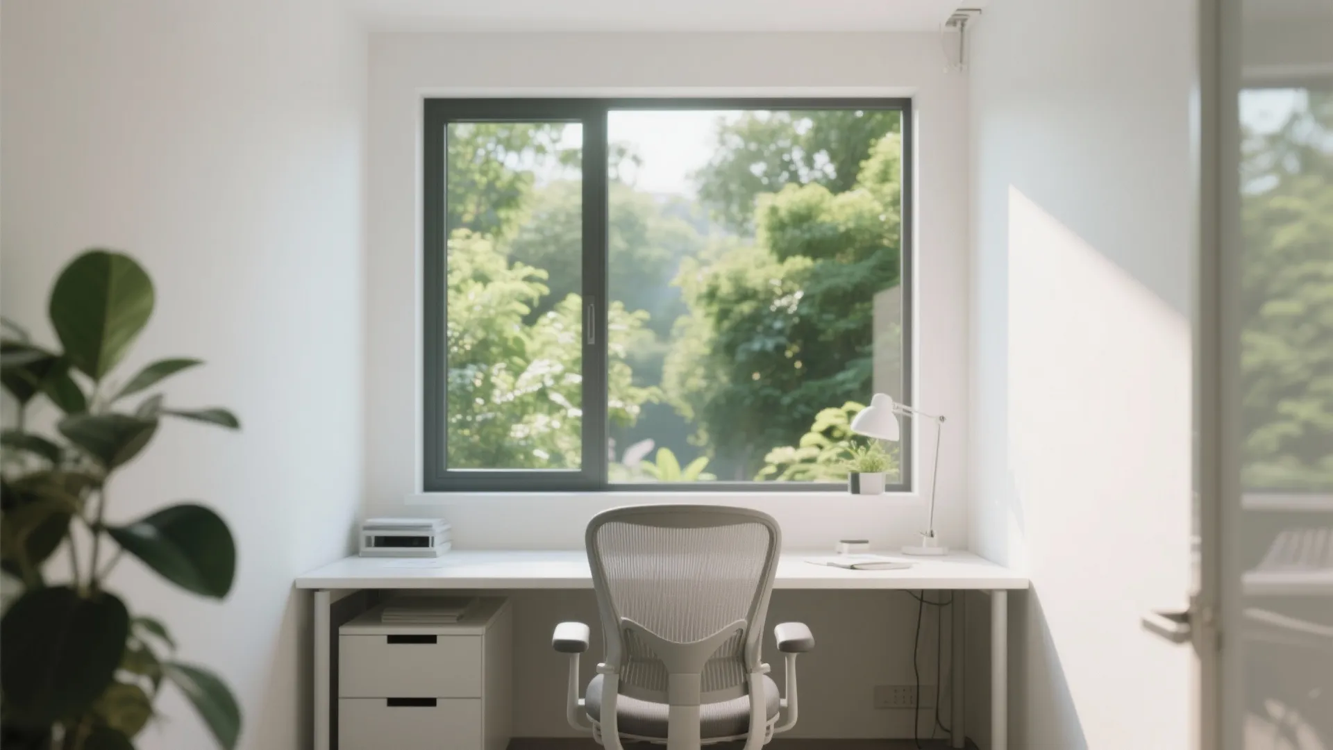 9. Window-Facing Desk for Natural Light