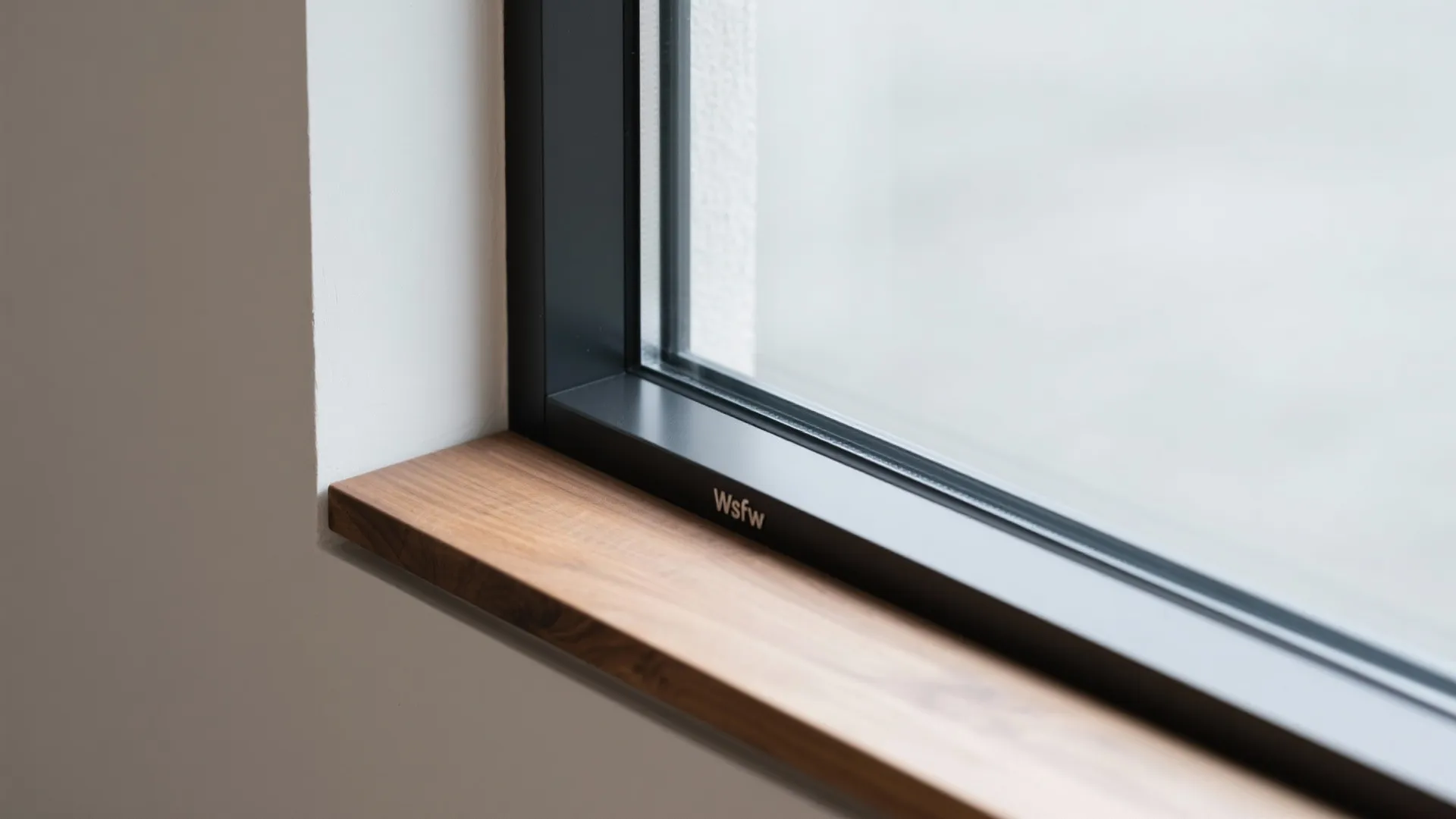 Framed Interior Window for Light Borrowing