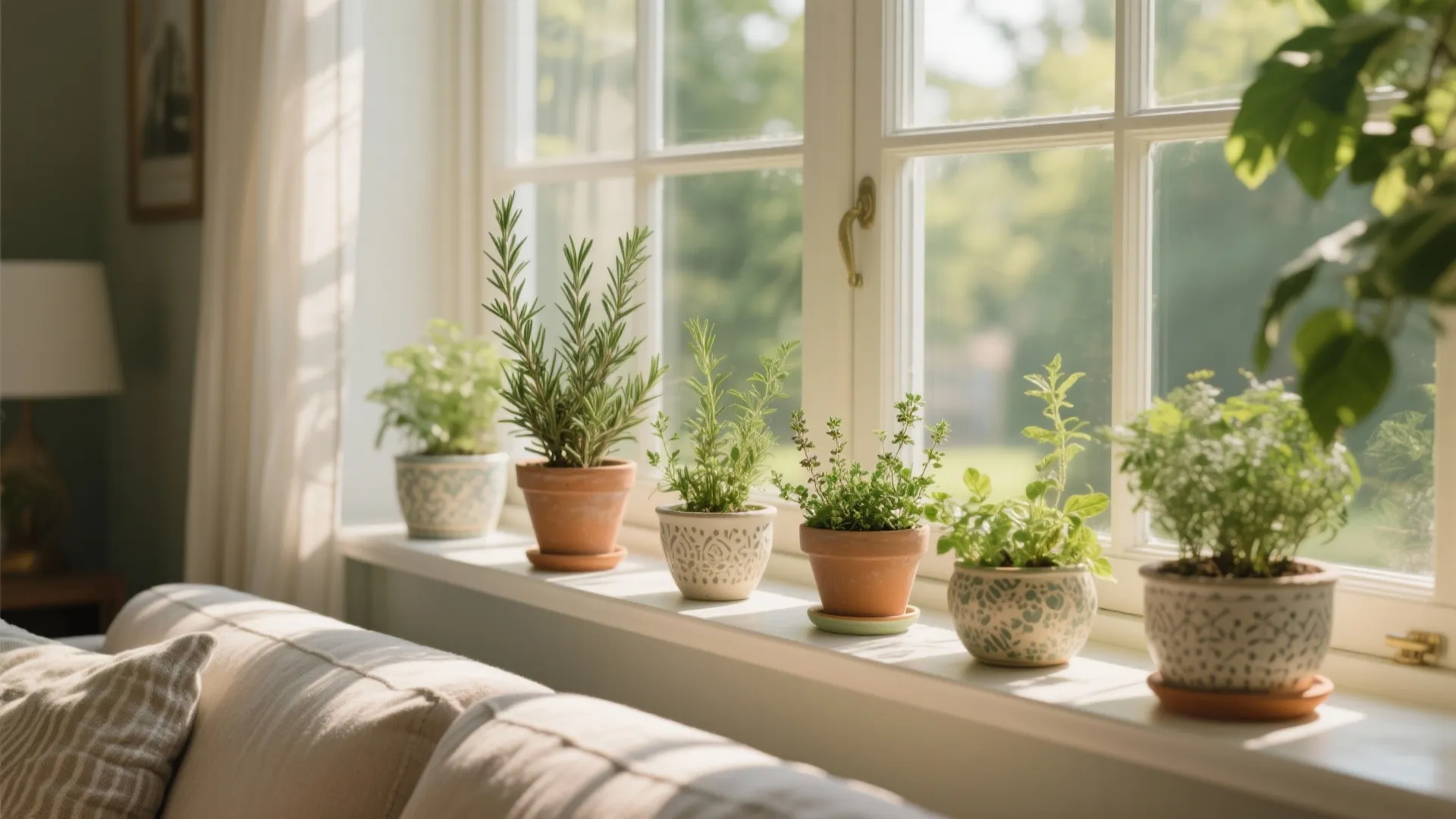 6. Window-side Herb Garden