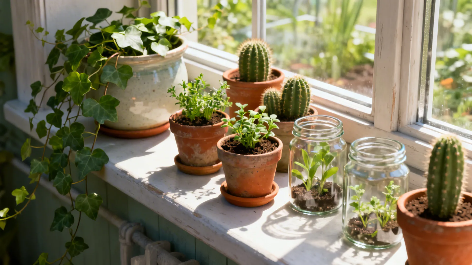 5. Window-Ledge Botanical Display