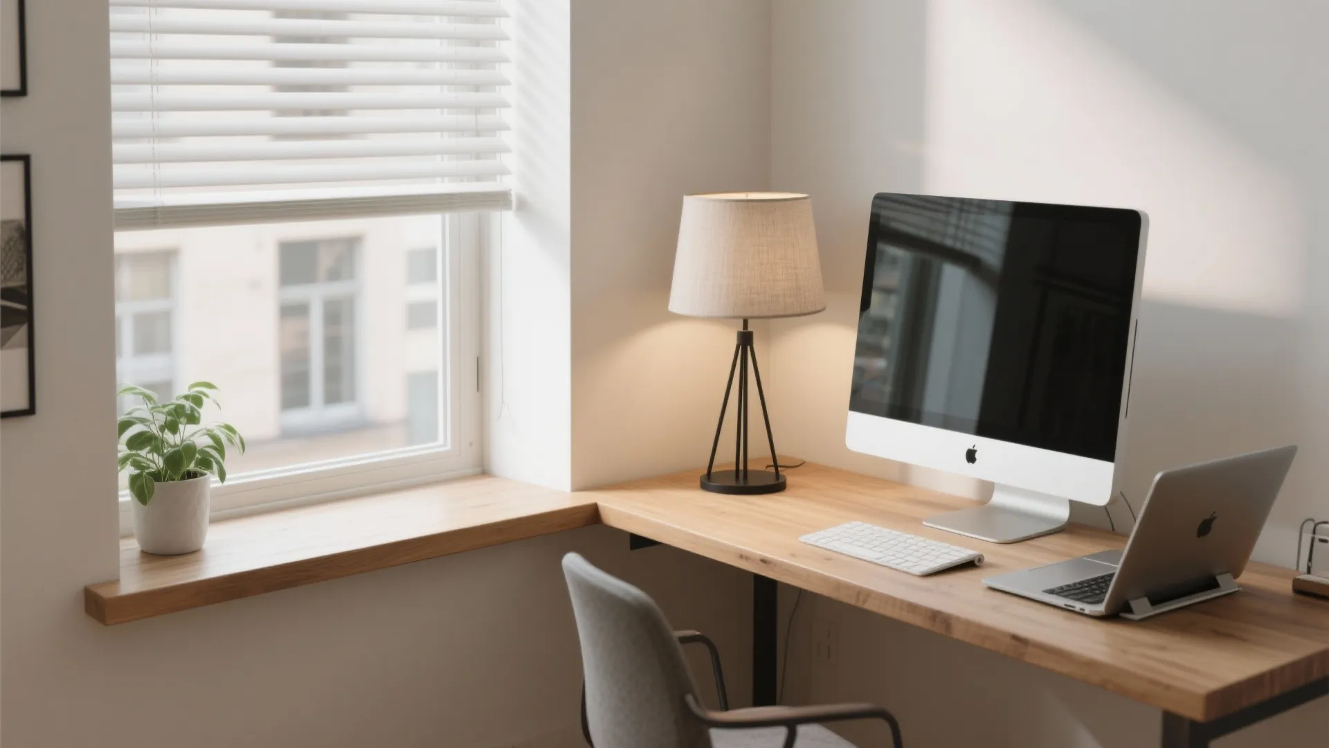 Tip 2: Turn a Window Ledge into a Workstation