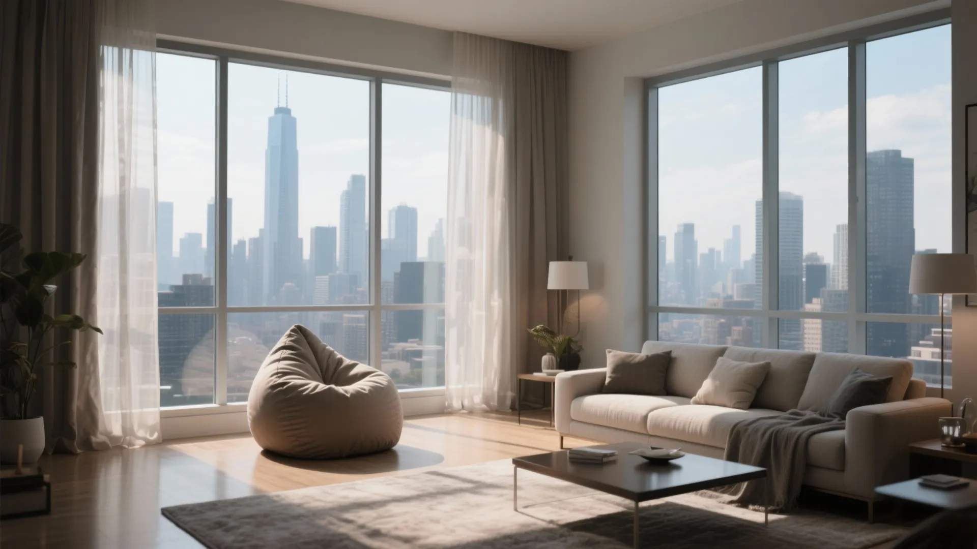 5. Window-Side Lounging