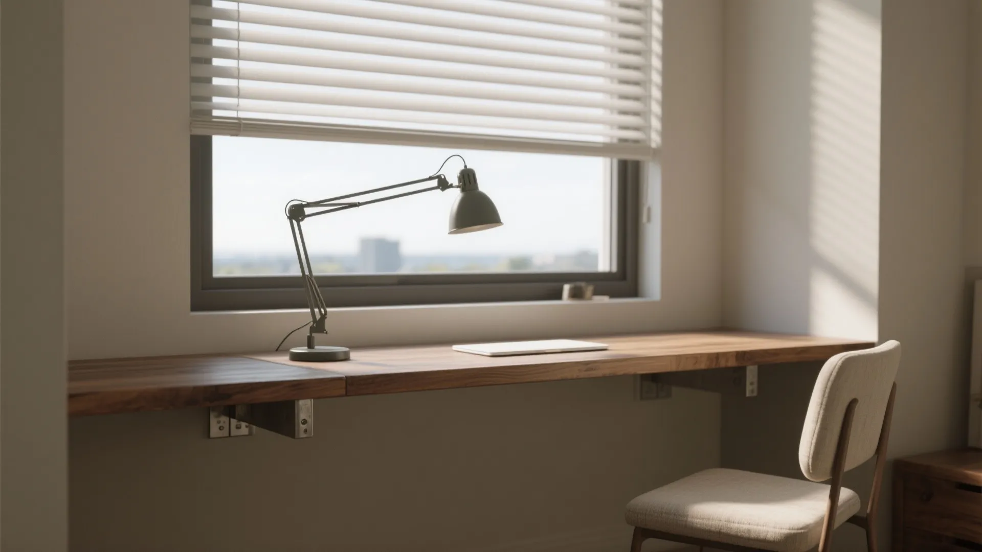1. Window-focused micro-desk