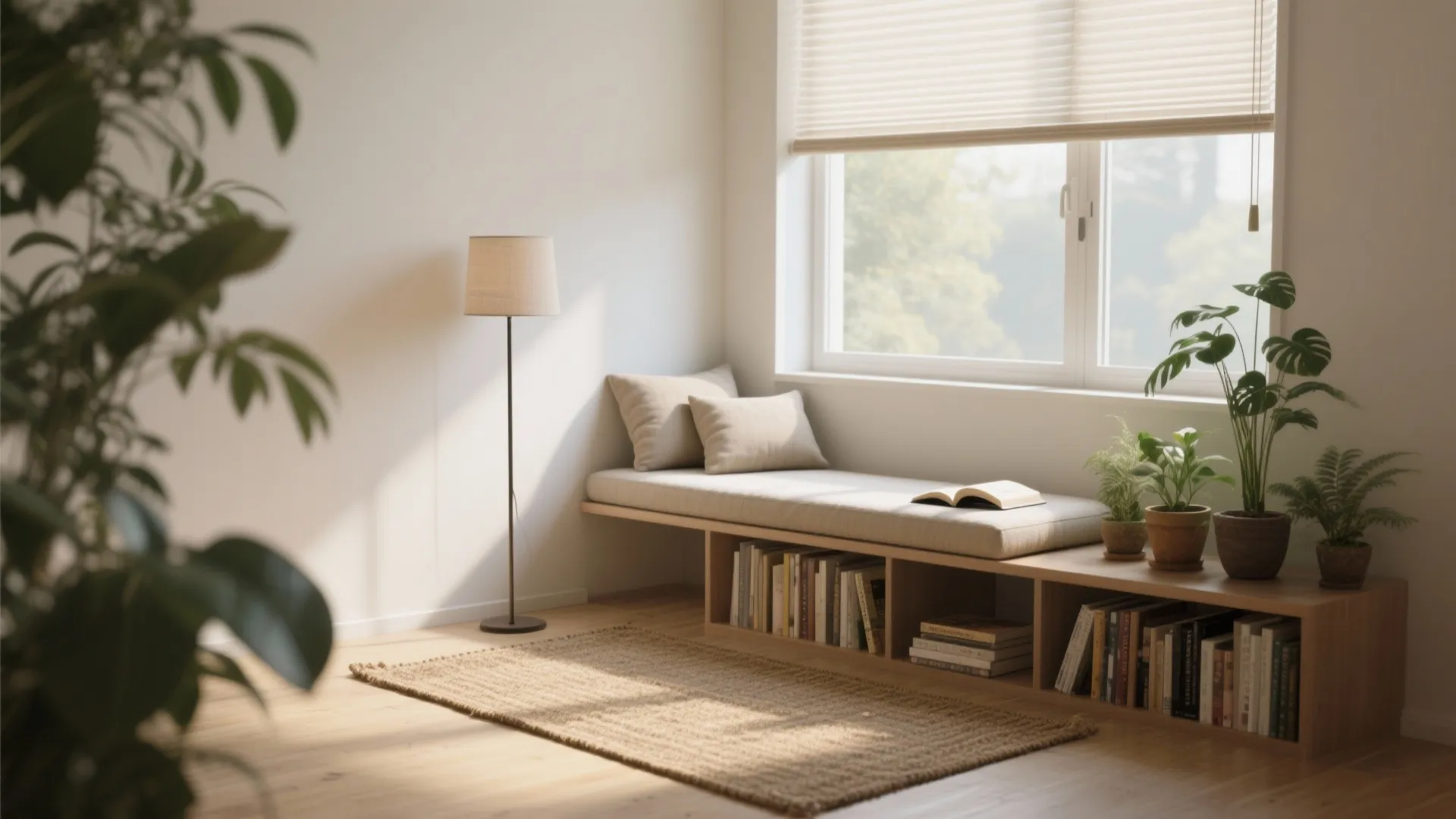 Window-Side Floor Reading Nook