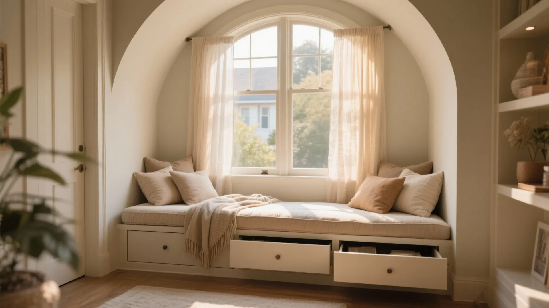 2. Built‑in Window Nook Daybed