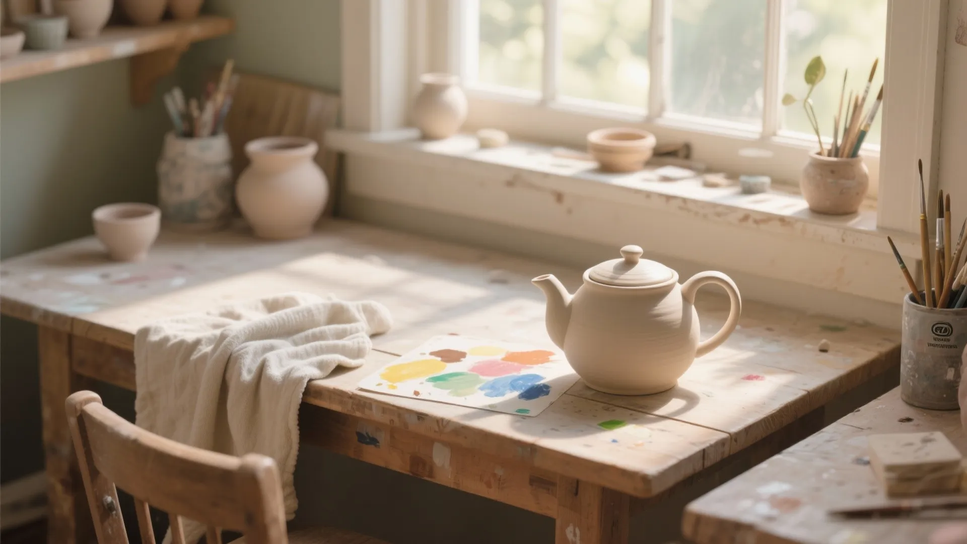 1. Convert a Window Nook into a Mini Studio