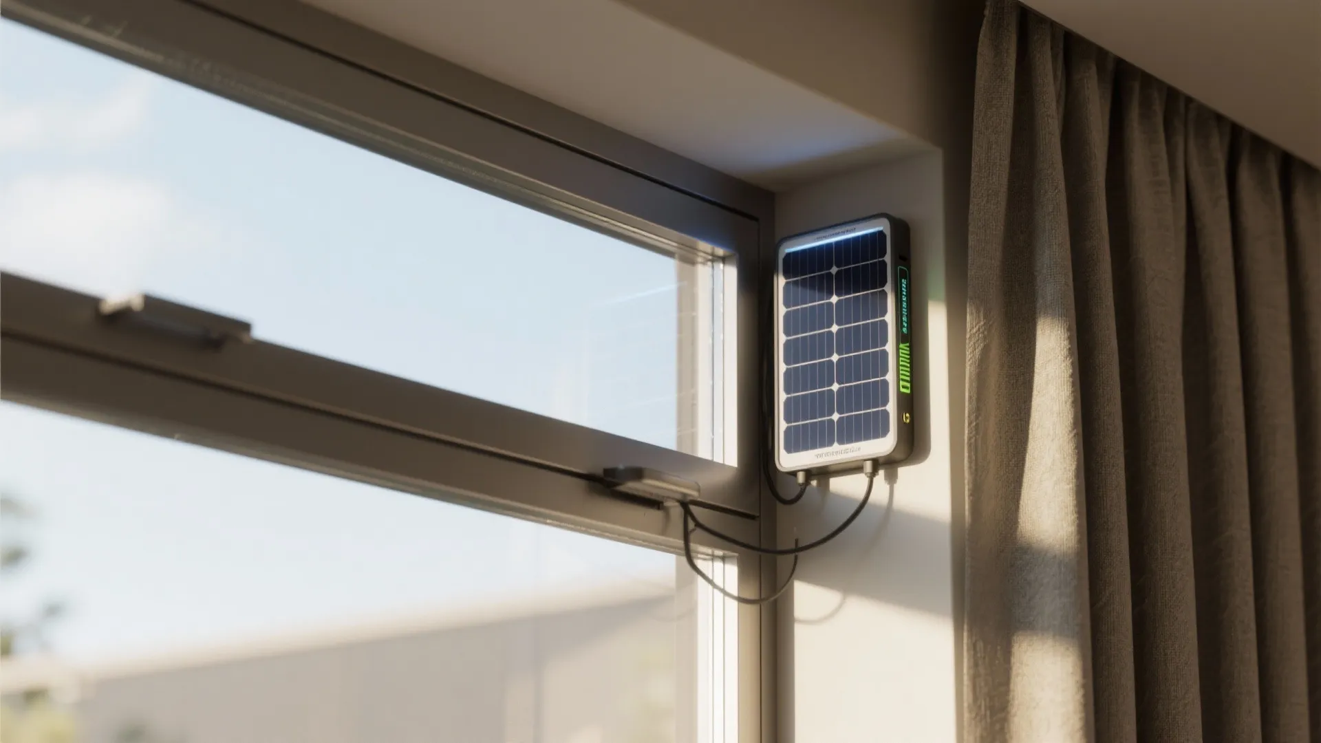 2. Window-Mounted Panels with Integrated Storage